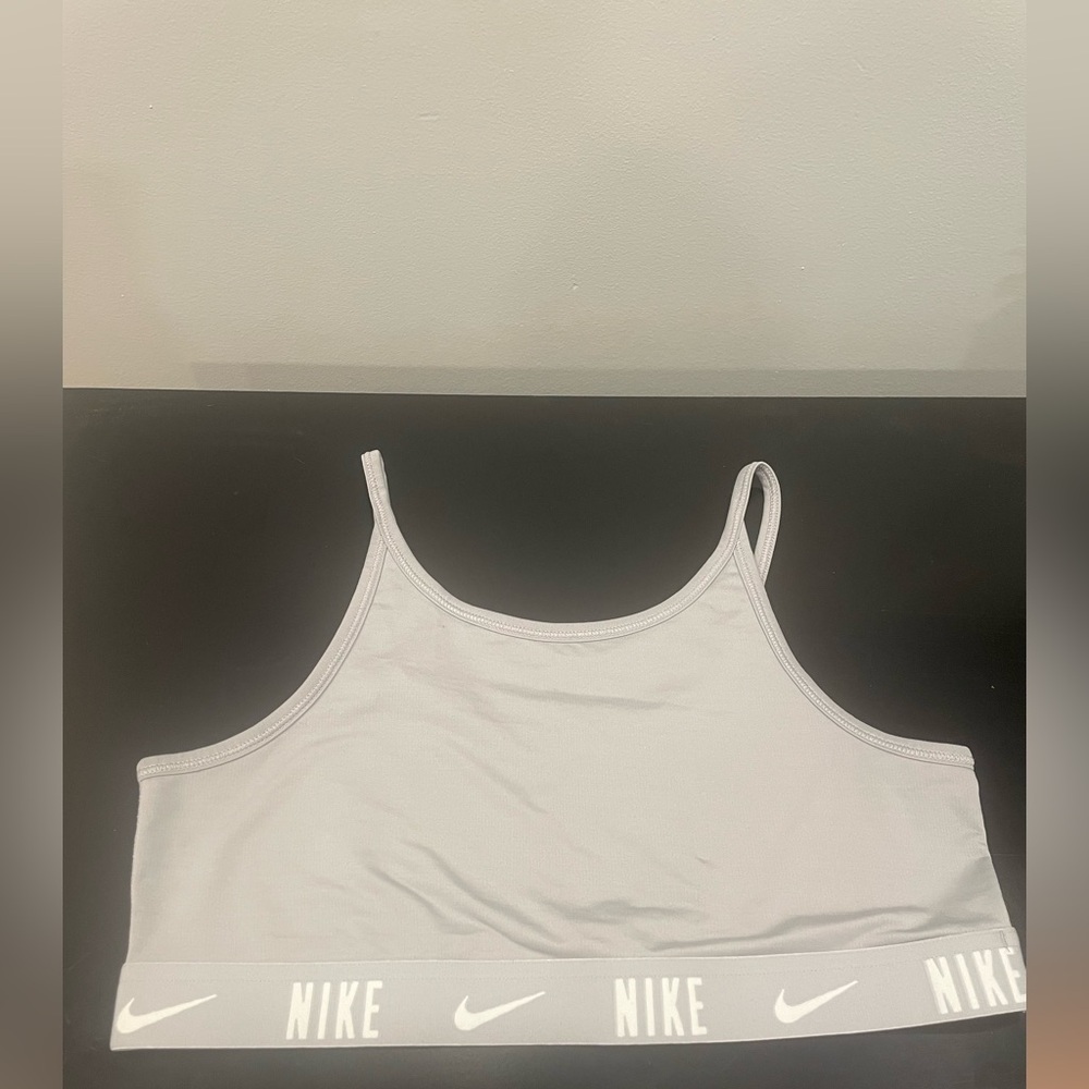 Nike Light Gray Dri-FIT Sports Bra (barely used)